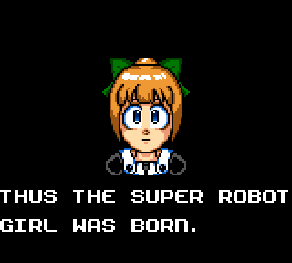 Thus the super robot girl was born.