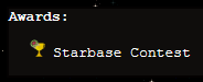 Starbase Contest award